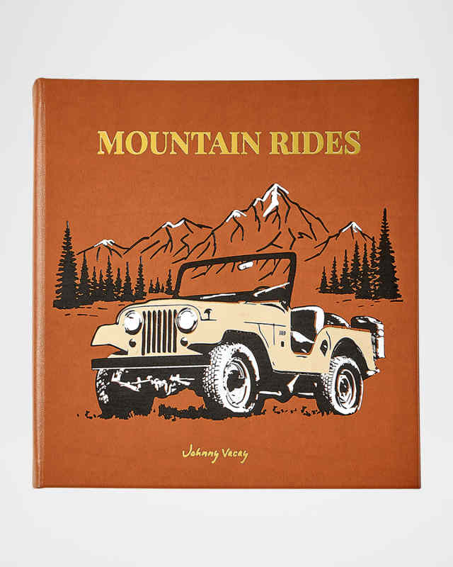 "Mountain Rides" Leather-Bound Book by Johnny Vacay